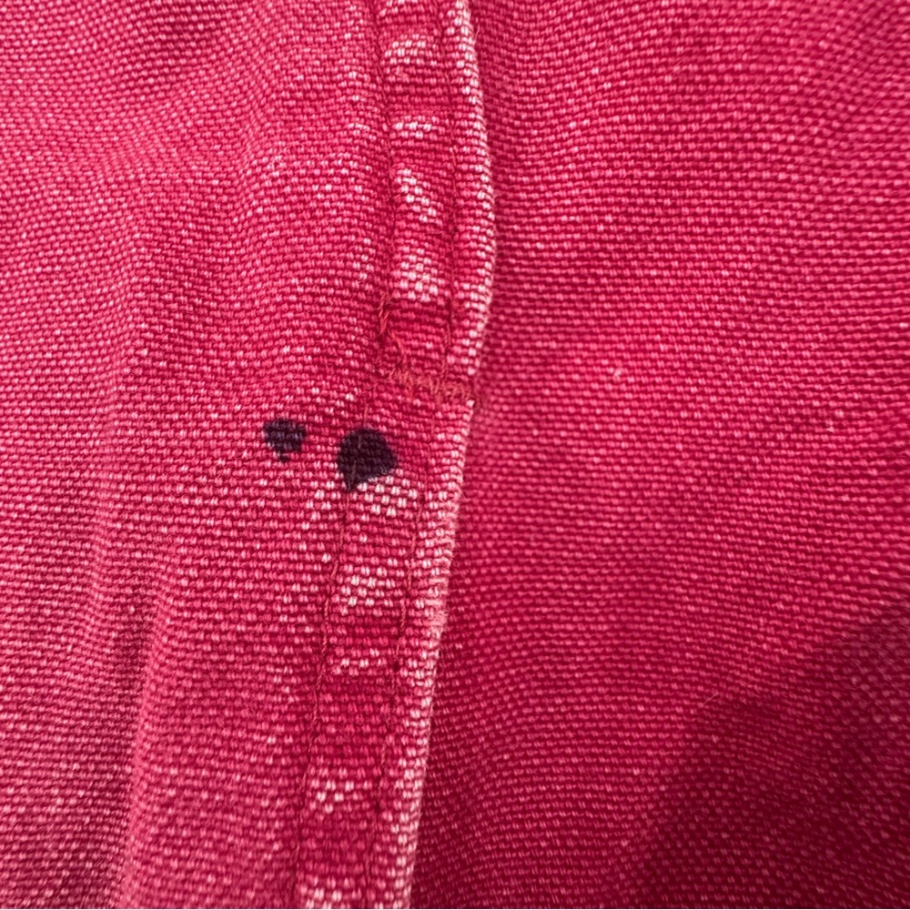 L.L.Bean Women’s XL Vintage Barn Coat Jacket Primaloft Raspberry Red - Picture 11 of 13